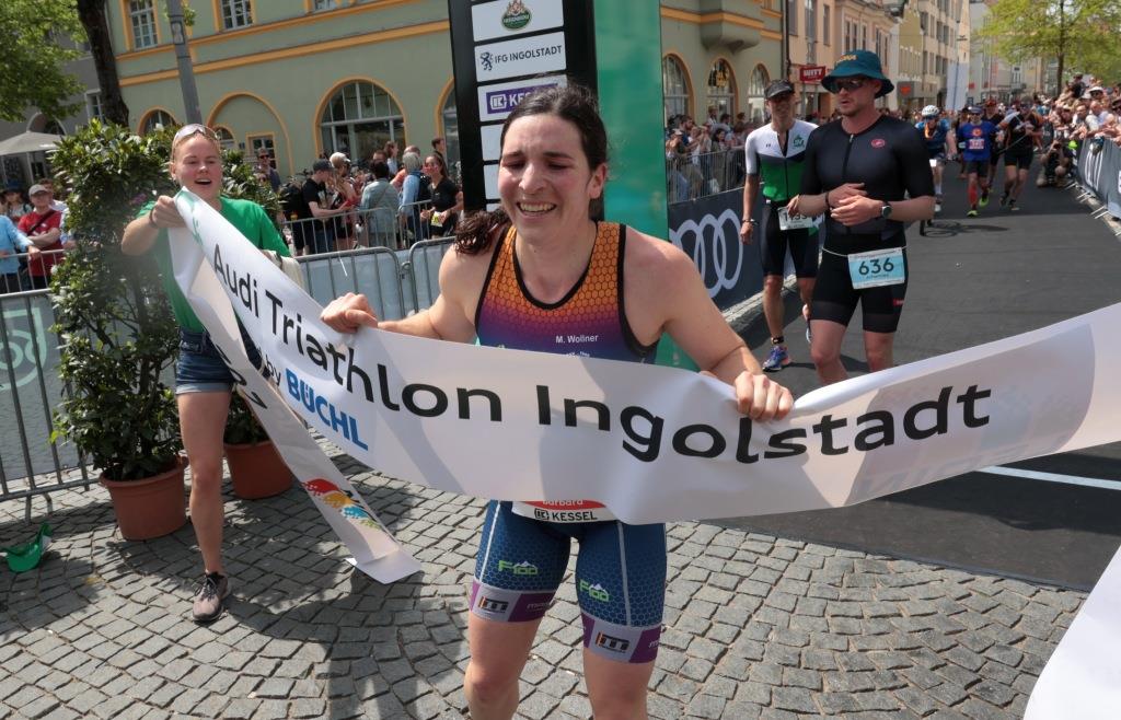 Ingolstädterin gewinnt olympische Distanz beim Triathlon „Es war schon echt hart hinten raus“