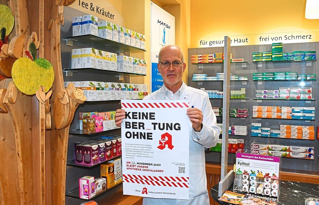 Apotheker sind in großer Im Gespräch mit Peter Sillner aus