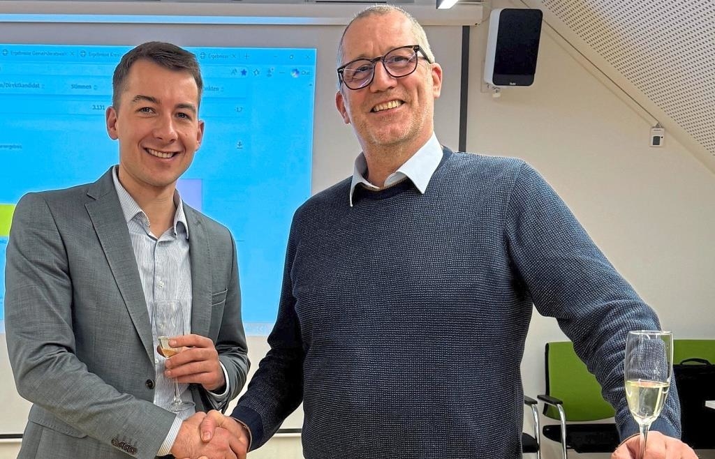 Bürgermeisterwahl in Rohrbach: Christian Keck hält Tobias Schmitz in Schach