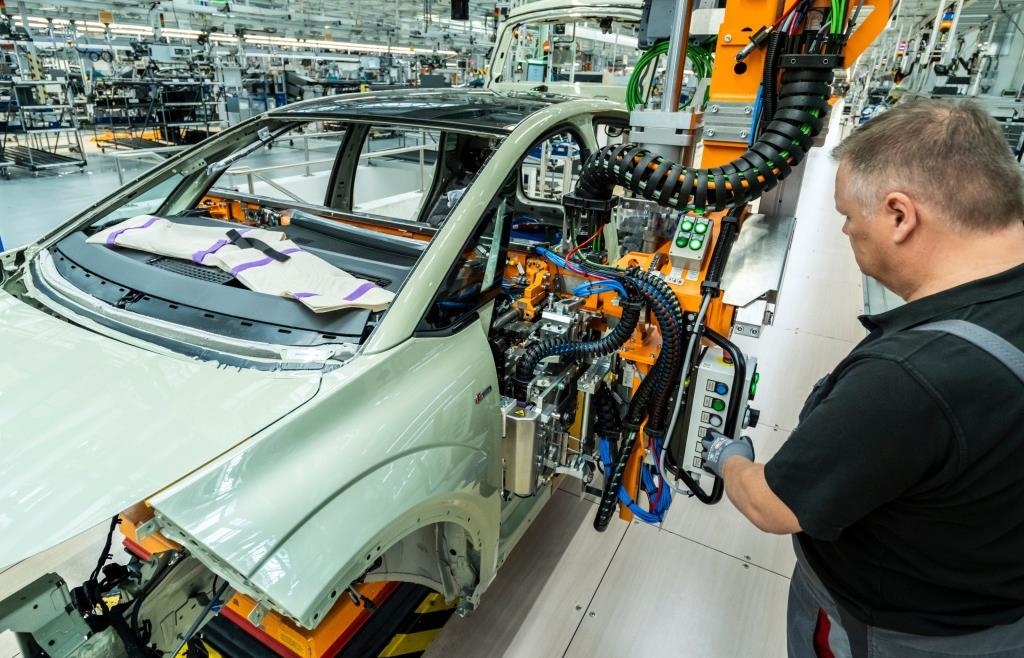 Audi starts series production of the new A2 e-tron in Ingolstadt