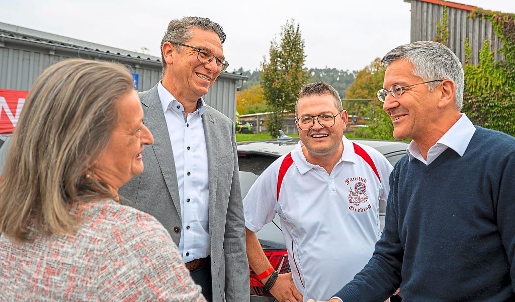 Großer Tag für Fans des FC Bayern: Präsident Herbert Hainer beim Jubiläum ...