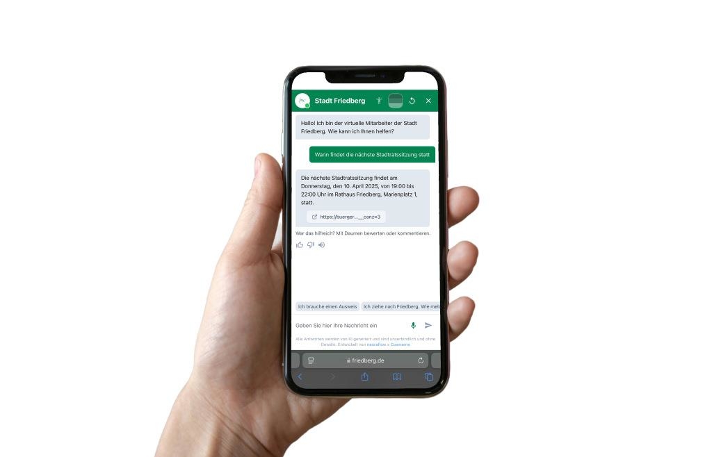 Gemeinderat genehmigt Künstliche Intelligenz – Schneller Service rund ... Gemeinderat genehmigt Künstliche Intelligenz – Schneller Service rund ...