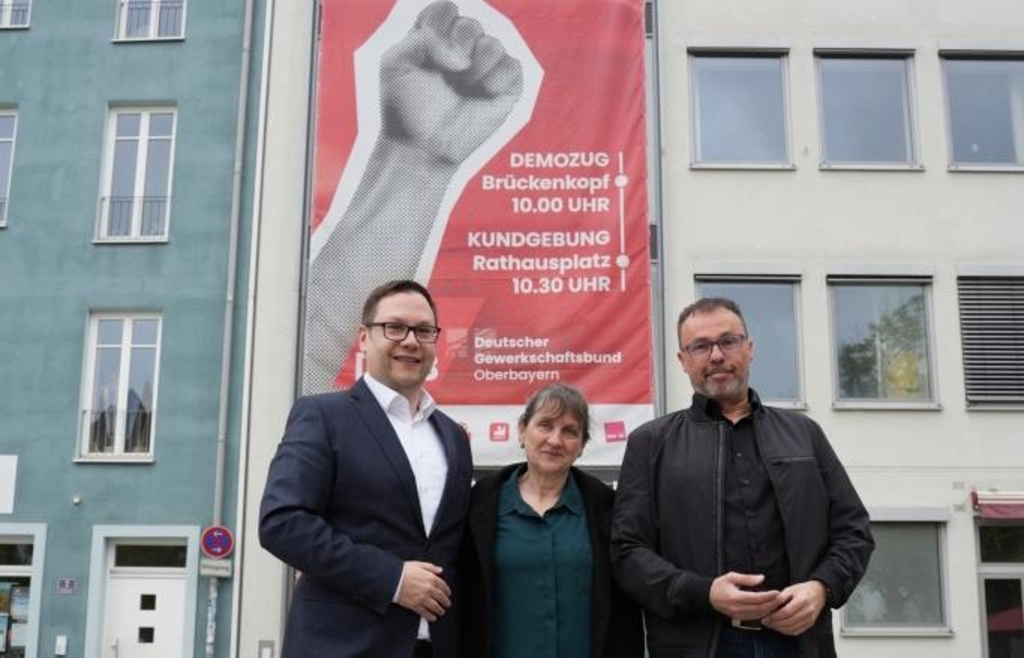 Gewerkschaften erhöhen Druck auf Politik: Kundgebung in Ingolstadt