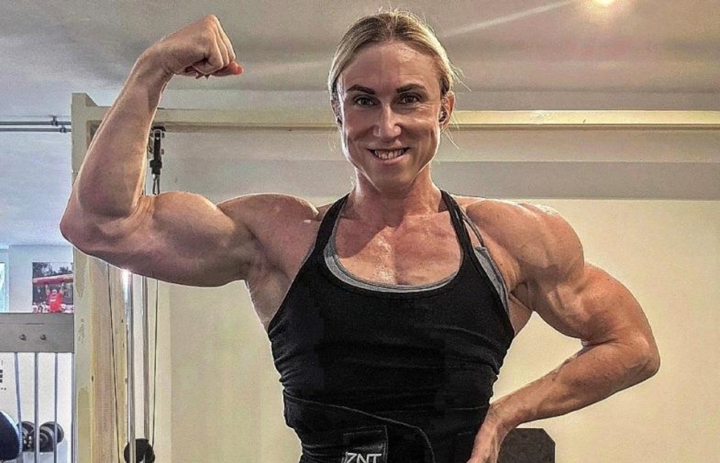 Bodybuilder Ramona Amberger from Mendorf is about to start her first ...