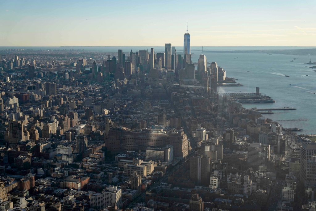 Feuer-in-New-Yorker-Hochhaus