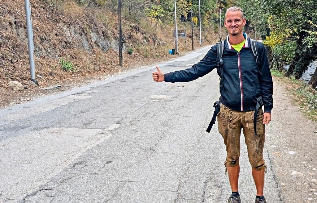 Around the world without money: Timon Götz from Pöttmes hitches 10 ...