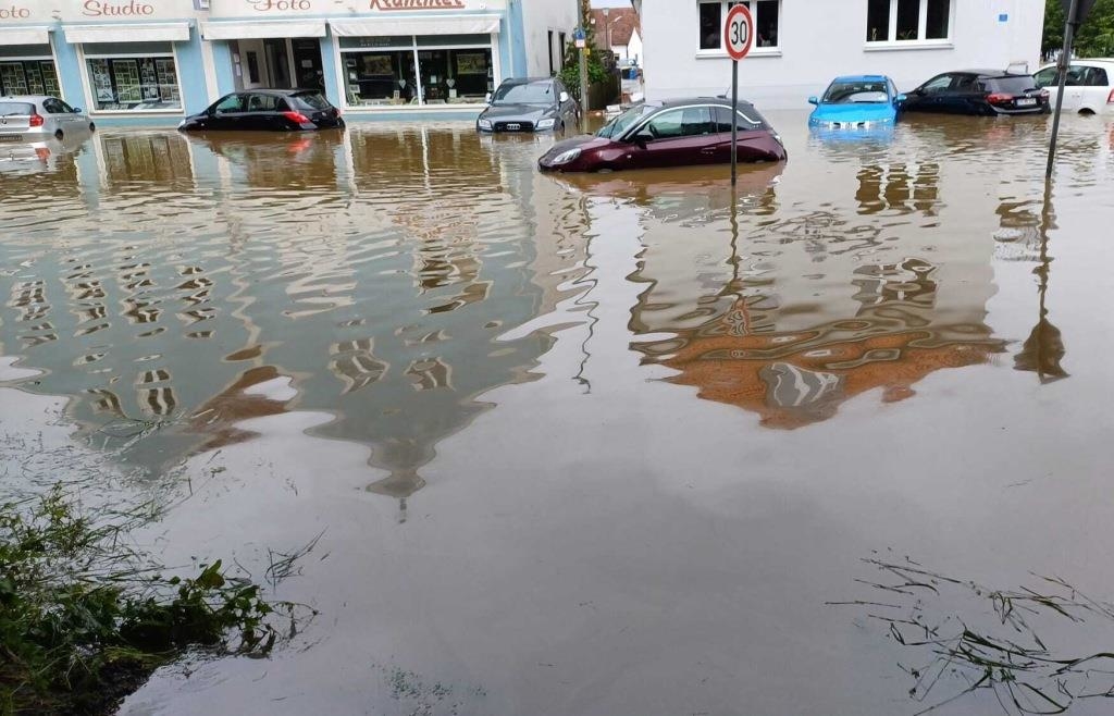 Hochwasser im Schrobenhausener Land: Video zeigt das Ausmaß