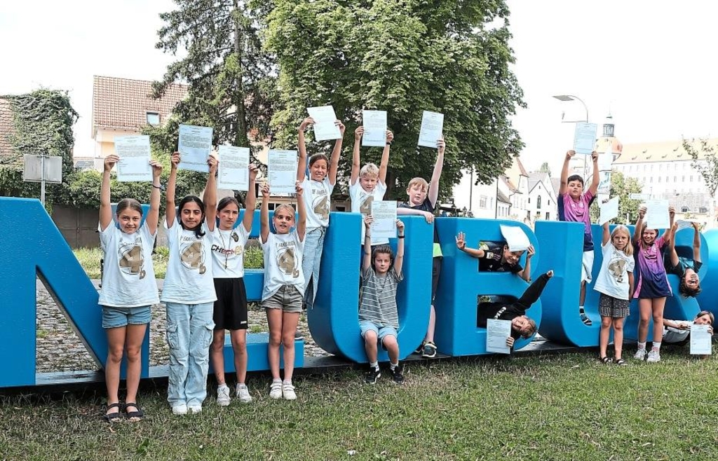 Die Schüler der Grundschule im Englischen Garten starten in die Ferien